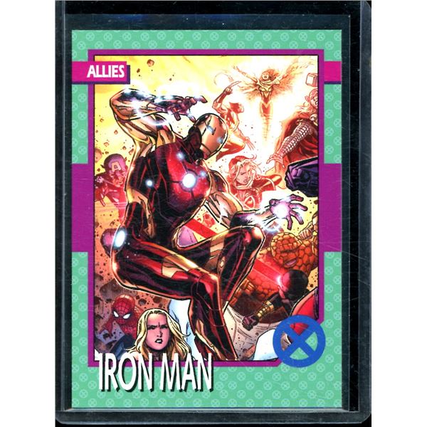2015 Fleer Retro Marvel 1992 X-Men Impel #7 Iron Man BV $50