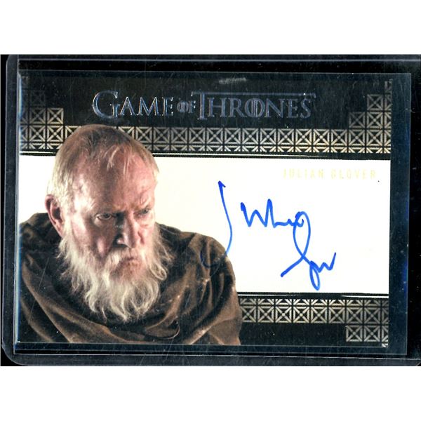 2017 Rittenhouse Game of Thrones Valyrian Steel Valyrian Autographs Julian Glover BV $30