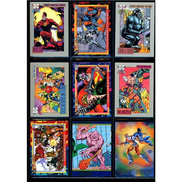 Lot Of 9 Various DC Collector Cards