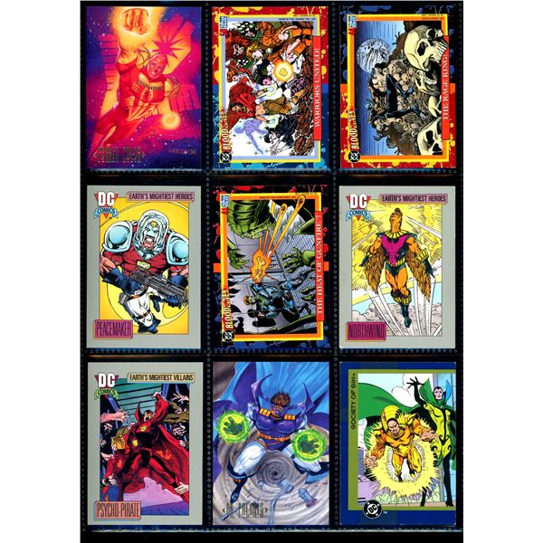 Lot Of 9 Various DC Collector Cards