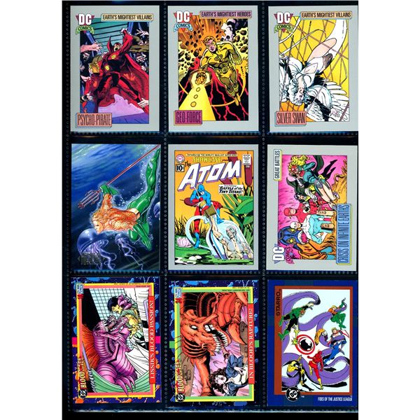 Lot Of 9 Various DC Collector Cards