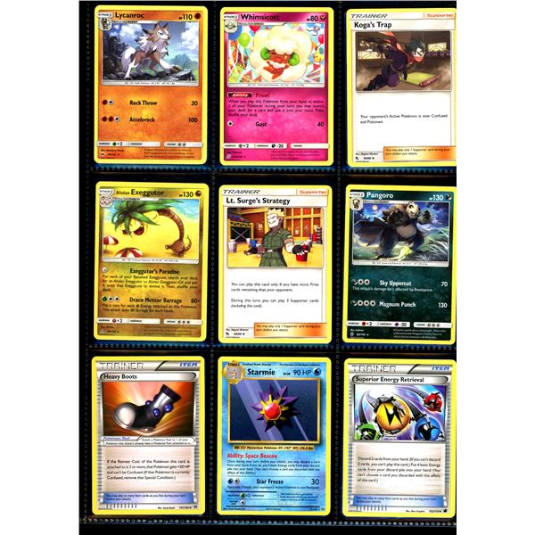 Lot Of 18 Various Pokemon Collector Cards