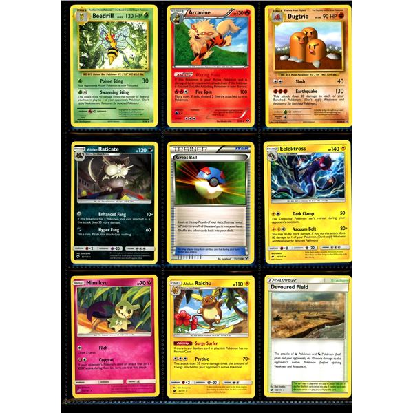Lot Of 18 Various Pokemon Collector Cards