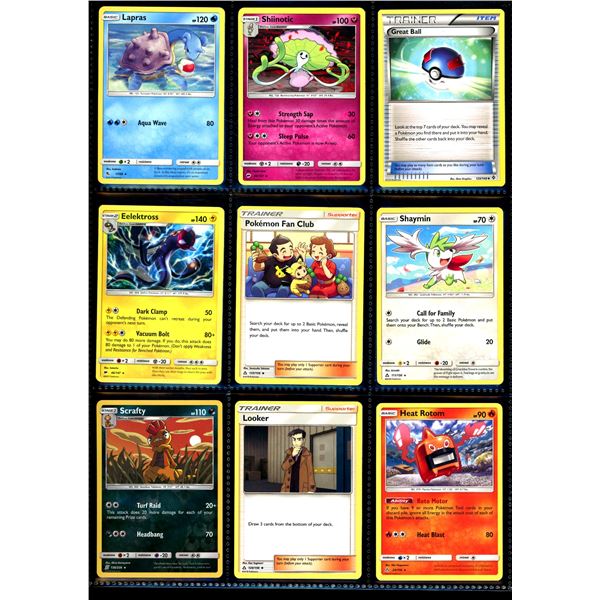 Lot Of 18 Various Pokemon Collector Cards