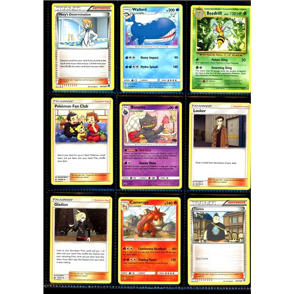 Lot Of 18 Various Pokemon Collector Cards