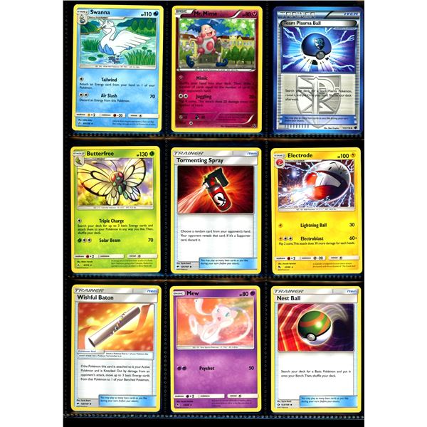 Lot Of 18 Various Pokemon Collector Cards