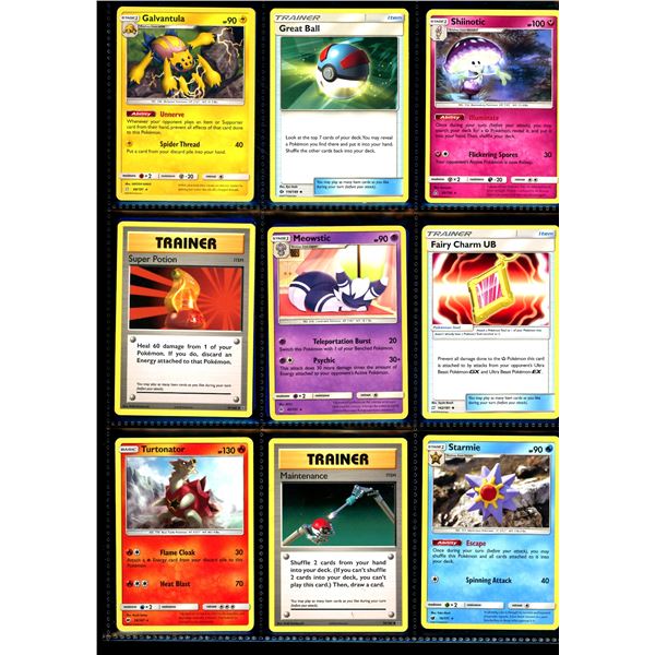 Lot Of 18 Various Pokemon Collector Cards