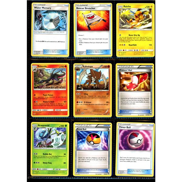 Lot Of 18 Various Pokemon Collector Cards