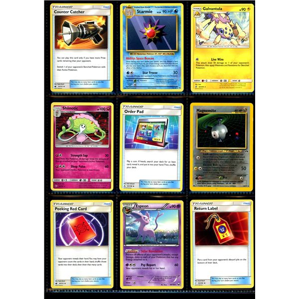 Lot Of 18 Various Pokemon Collector Cards
