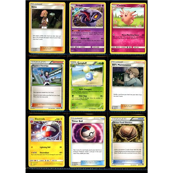 Lot Of 18 Various Pokemon Collector Cards