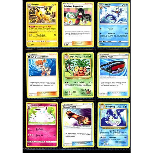 Lot Of 18 Various Pokemon Collector Cards