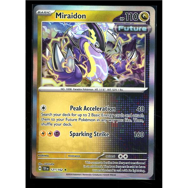 Pokemon TCG Temporal Forces - Miraidon 121/162 - Holo Rare