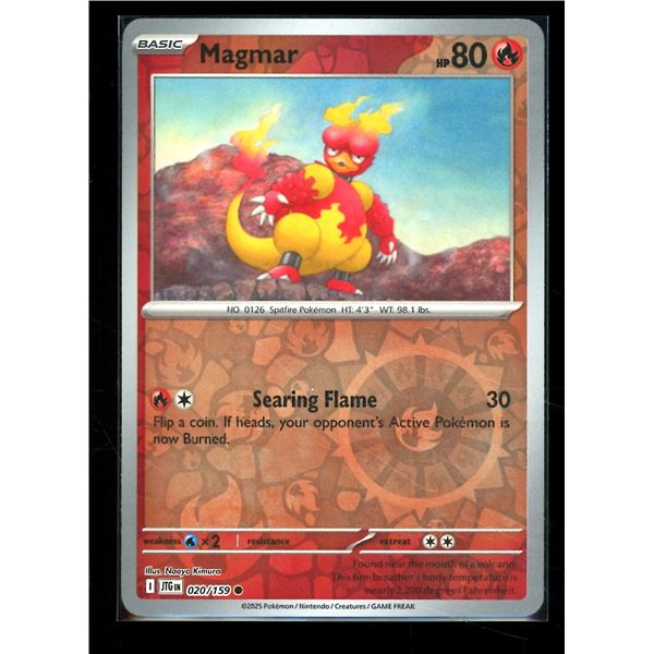 Pokemon Magmar 020/159 Reverse Holo Journey Together