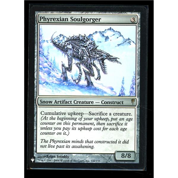 Magic the Gathering Phyrexian Soulgorger The List