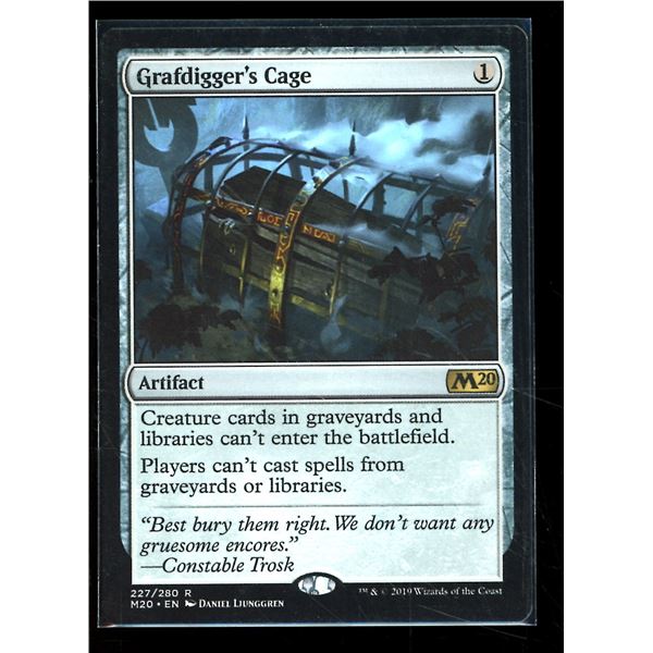 Magic the Gathering Grafdigger's Cage Core Set 2020