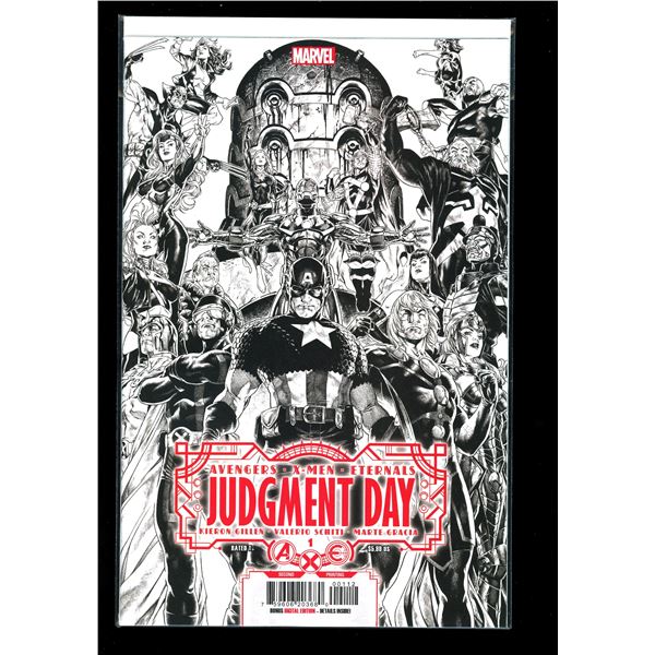 Marvel Judgment Day #1 (new never read) Black & White Variant