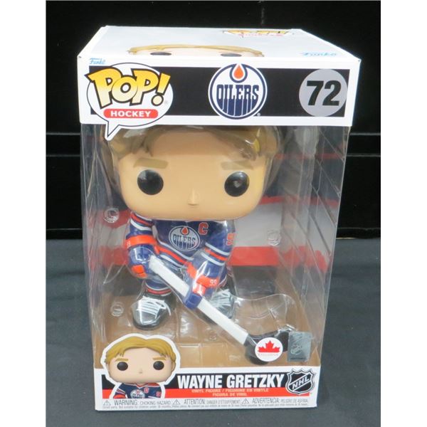 New Funko Pop Wayne Gretzky Edmonton Oilers 10" Large Canadian Exclusive Pop