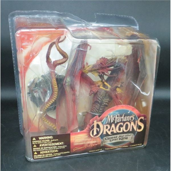 2004 McFarlane's Dragons Quest for the Lost King Sorcerers Clan Dragon Figure