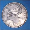 Image 1 : 1942 Canadian Silver 25 Cent Coin
