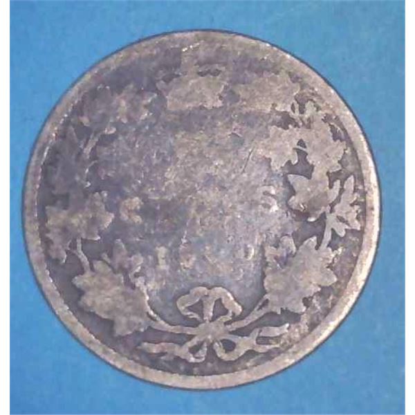 1900 Canadian Silver 25 Cent Coin