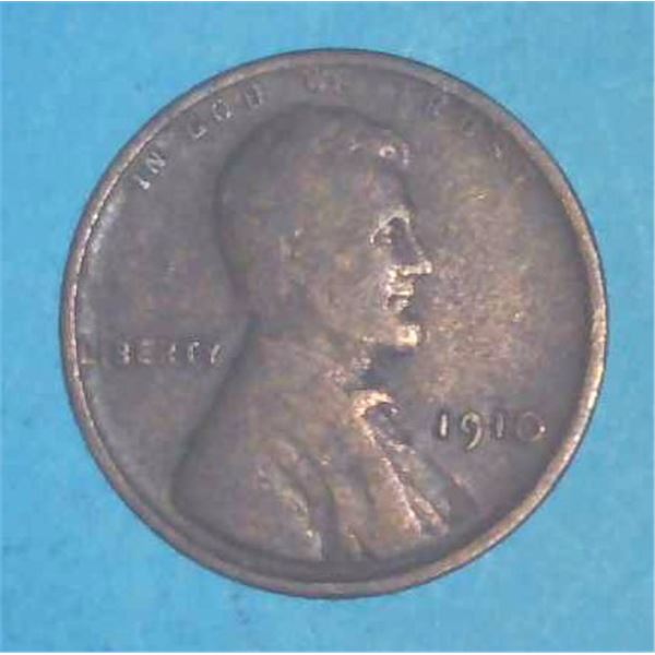 1910 USA Penny One Cent Coin