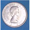 Image 2 : 1964 Canadian Silver 10 Cent Coin