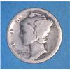 Image 1 : 1919 USA Silver 10 Cent Coin