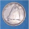Image 1 : 1937 Canadian Silver 10 Cent Coin