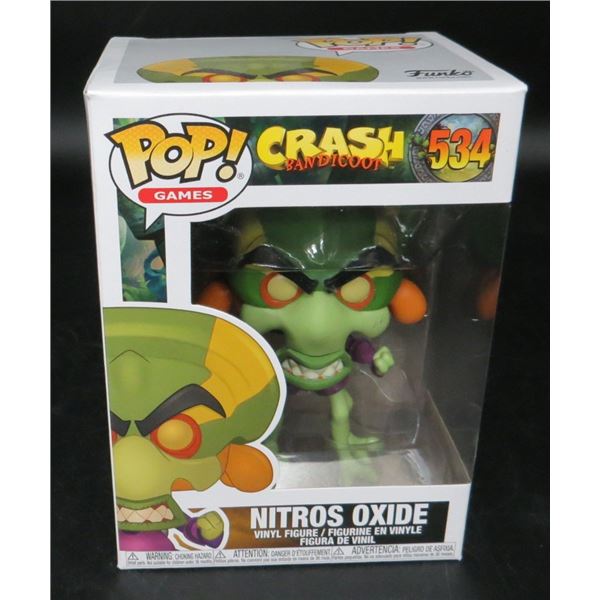 New Funko Pop Crash Bandicoot Nitros Oxide #534