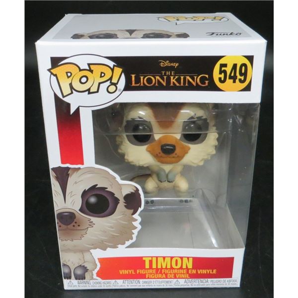 New Funko Pop The Lion King Timon #549