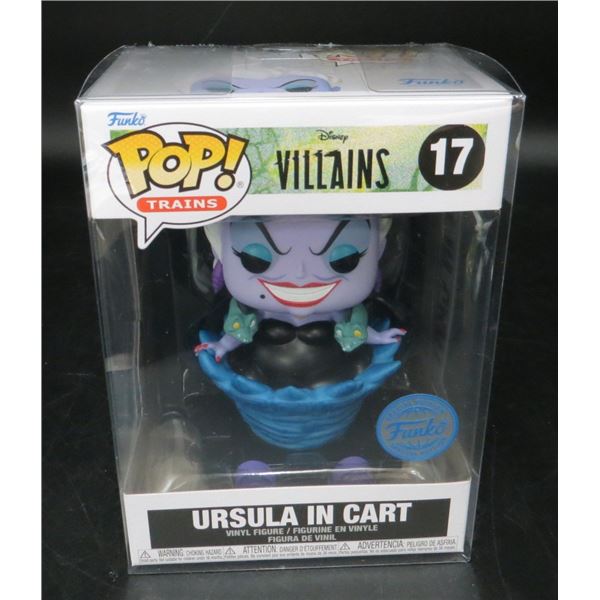New Funko Pop Disney Villains Ursula in Cart #17 with soft protector BV $35