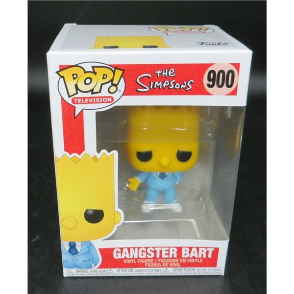 New Funko Pop The Simpsons Gangster Bart #900