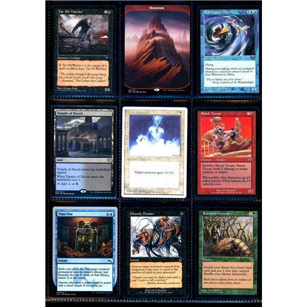 Lot Of 9 Various Magic The Gathering Cards Various Sets & Colors