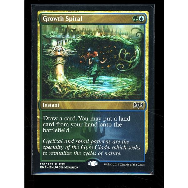 Magic the Gathering Growth Spiral FOIL Ravnica Allegiance