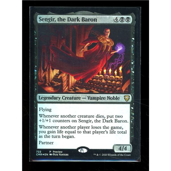 Magic the Gathering Sengir, the Dark Baron FOIL Commander Legends
