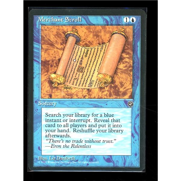 Magic the Gathering Merchant Scroll Homelands