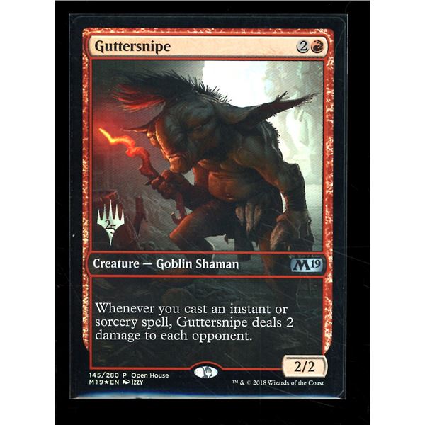 Magic the Gathering Guttersnipe FOIL Core Set 2019 Promo