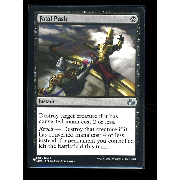 Magic the Gathering Fatal Push The List