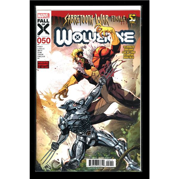Marvel Sabretooth War Wolverine #50 (new Never read)