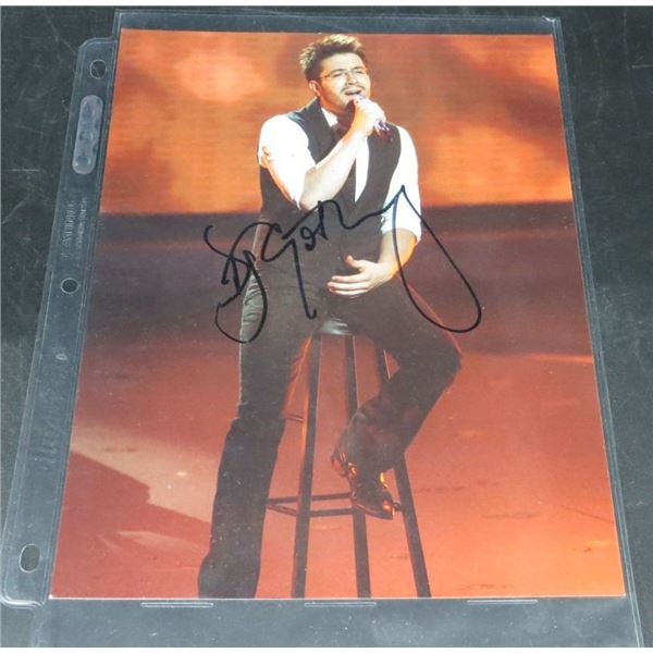 Daniel Gokey Autographed 8x10 Photo
