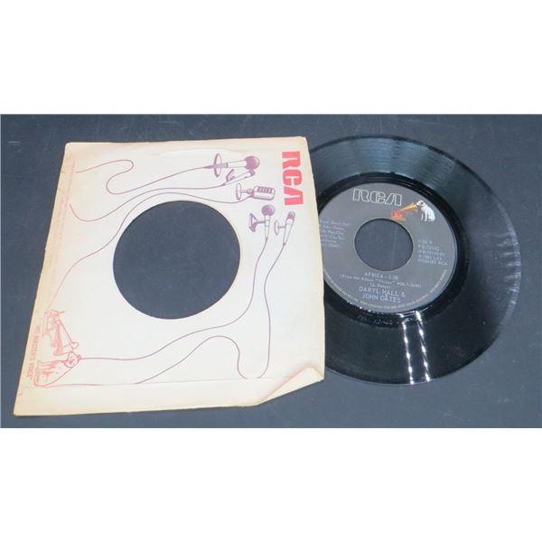 Hall & Oates Africa/Kiss on My List 45 RPM Record