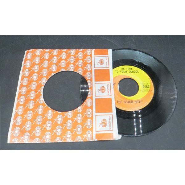 The Beach Boys Be True To Your School/In My Room 45 RPM Record