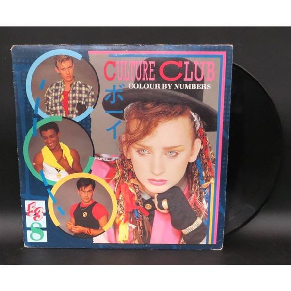 Culture Club Colour By Numbers Vinyl Record 33 LP
