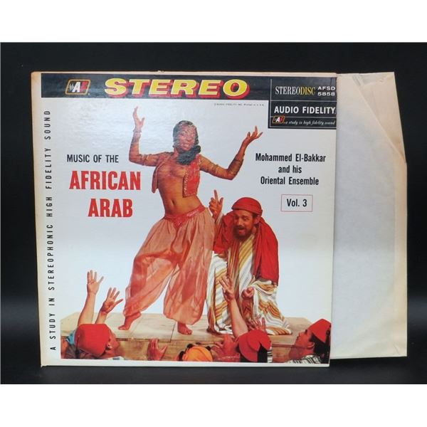 Music Of The African Arab Vinyl Record 33 LP
