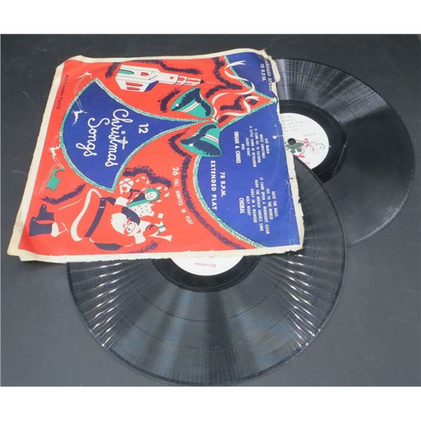 12 Christmas Songs 78 RPM Extended Play