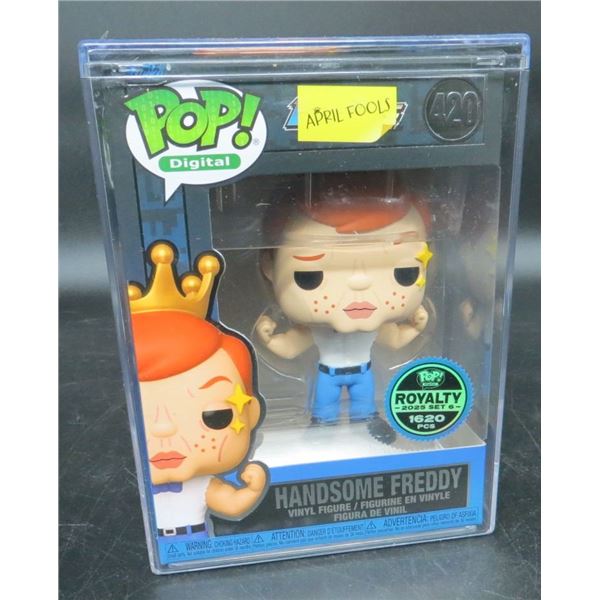 New Funko Pop NFT April Fools Handsome Freddy #420 With Hard Case BV $65