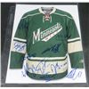Image 1 : Minnesota Wild Autographed 8x10 Photo With 10 Players Signatures