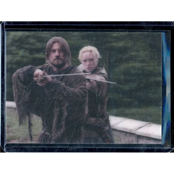 2017 Rittenhouse Game of Thrones Valyrian Steel 3-D Lenticular #L6 Master Sword Fighters