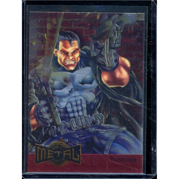 1995 Fleer Metal Marvel Blaster Gold #9 Punisher