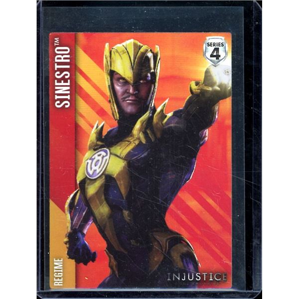 Injustice Gods Among Us Series 4 Sinestro FOIL Card 26/130